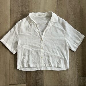 Abercrombie & Fitch Crinkle Textured Shirt